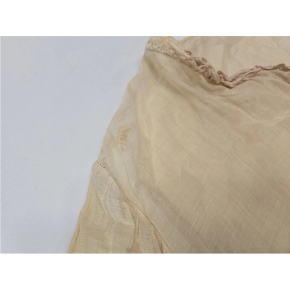 Magnolia Pearl Tunic Dress Cotton Silk Ruffled Lagenlook One Size Rare Collector - Picture 3 of 11